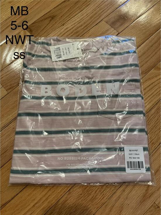Boden Other - Boden boys Striped T-Shirt Size 5-6 NWT